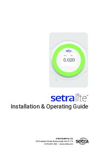 Thumbnail of document Manual - Lite™ Visual Room Pressure Indicator